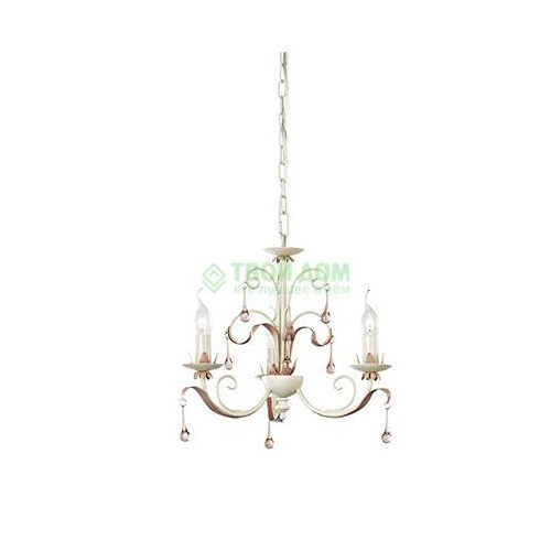 Люстра подвесная La Lampada Lam L 1063/3 Wb Gold+Crystal