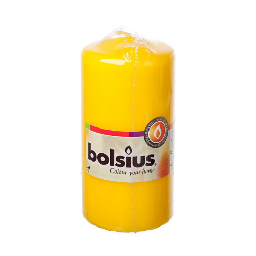 Свеча Bolsius 120/60 желтый