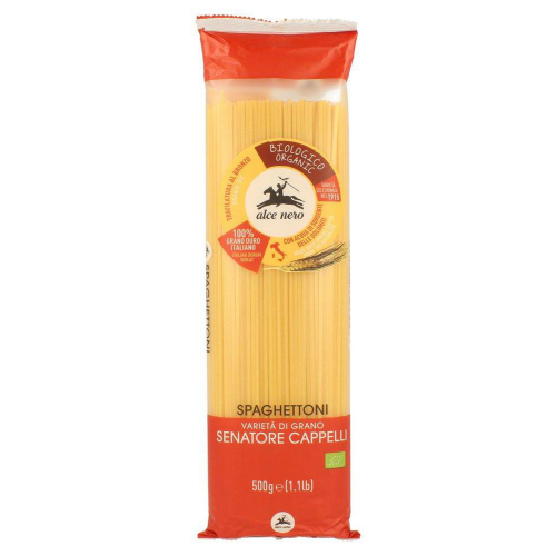Спагетти Alce Nero "Spaghettoni" из семолины (дурум) 500 г