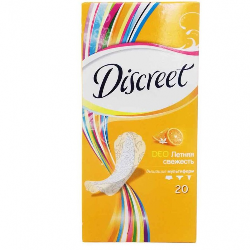 Прокладки Discreet Multiform Deo Summer Fresh Single 20шт