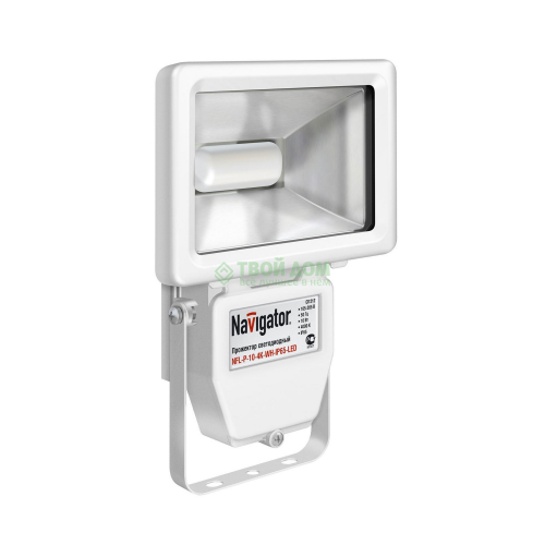 Прожектор Navigator led nfl-p-10-4k-wh-i