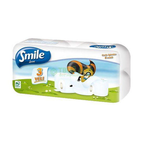Туалетная бумага Lucart Smile 8 Rolls