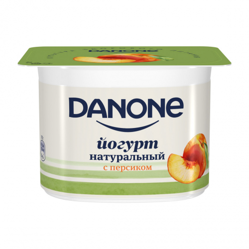 Йогурт Danone c персиком 2,9% 110 г