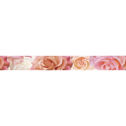 Бордюр Cersanit Wave Roses 5х44 см WA1J451DT