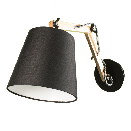 Светильник настенный Arte Lamp Pinoccio A5700AP-1BK