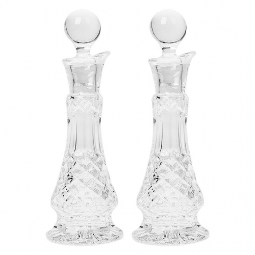 Набор графинов для масла и уксуса Crystal Bohemia Diamond (290/48512/1/60500/010-209)