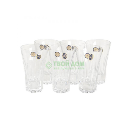 Набор стаканов Crystal bohemia as victoria 6х170мл (990/23900/0/44600/170-609)