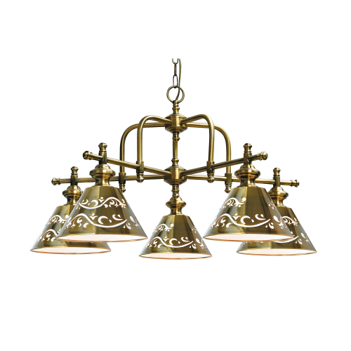 Люстра на цепи Arte Lamp A1511LM-5PB