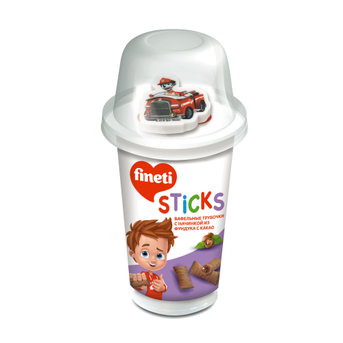 Вафельные трубочки Fineti Sticks с начинкой из фундука с какао 45 г