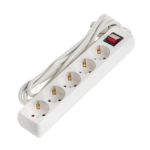 Удлинитель сетевой Megavolt boyang 3м с переключателем 250v~ 16a max 3000w, h05vv-f 3g1,0mm2
