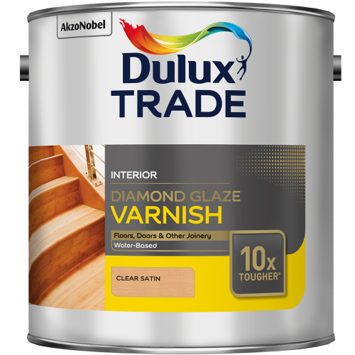 Лак Dulux diamond glaze водный полуматовый 2.5л