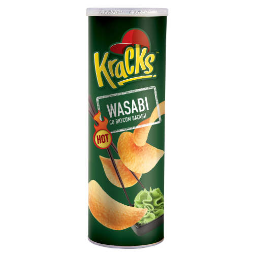 Чипсы Kracks картофельные со васаби 160 г