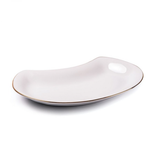 Блюдо Tunissie Porcelaine Vendange Filet Or 23 см
