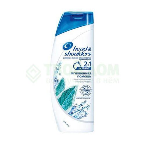 Шампунь Head & Shoulders 2в1 Против перхоти Мгновенная помощь 400мл (HS-81480976)