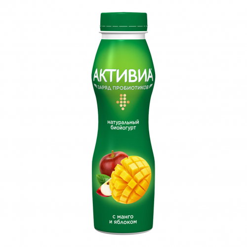 Биойогурт Активиа с Манго и яблоком 2% 290 г
