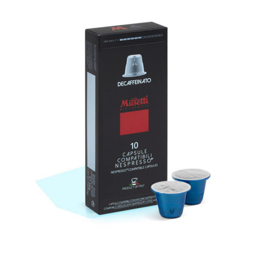 Кофе в капсулах Musetti Decaffeinato 10 шт