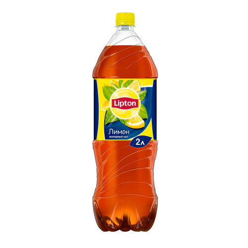 Холодный чай Lipton Черный Лимон 2 л