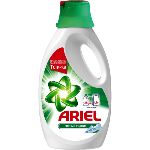 Гель для стирки Ariel Горный родник 1,95 л