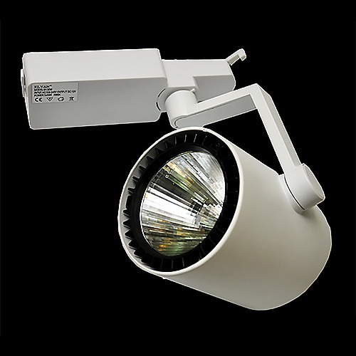 Трековый светильник ELVAN 01-30WCOB-220V-6000K-WH