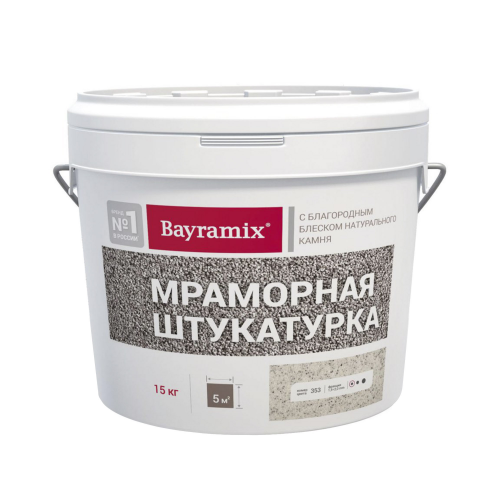 Штукатурка мраморная Bayramix Peach Rose N 15 кг