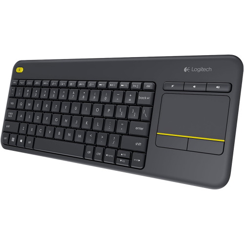 Клавиатура Logitech Wireless Touch Keyboard K400 Plus Black