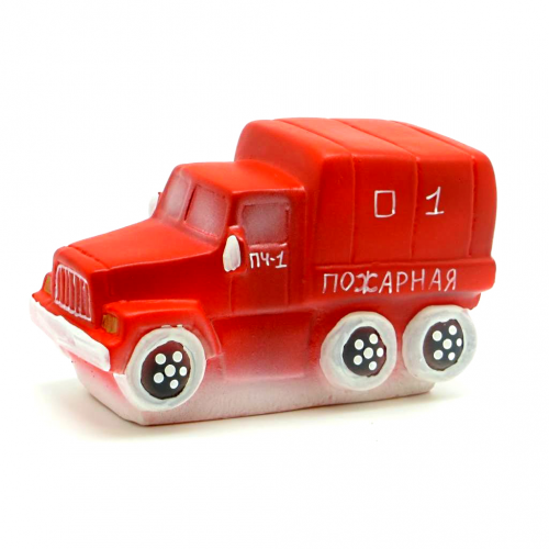 Игрушка для ванны Кудесники Пожарная машинка 9 см