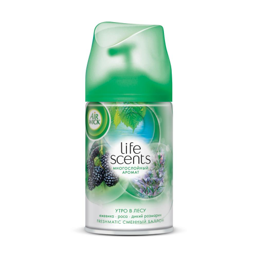 Сменный баллон для автоматического освежителя воздуха Air Wick Life Scents Утро в лесу 250 мл