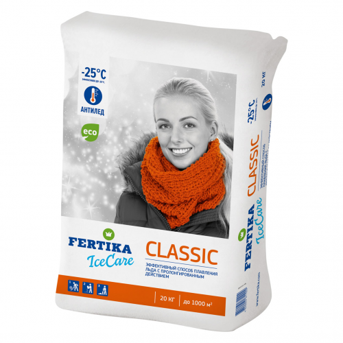 Реагент Фертика icecare classic -25с 20кг