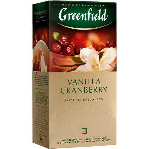 Чай черный Greenfield Vanilla Cranberry 25 пакетиков