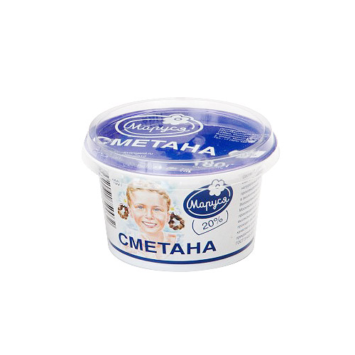Сметана Маруся 20% 180 г