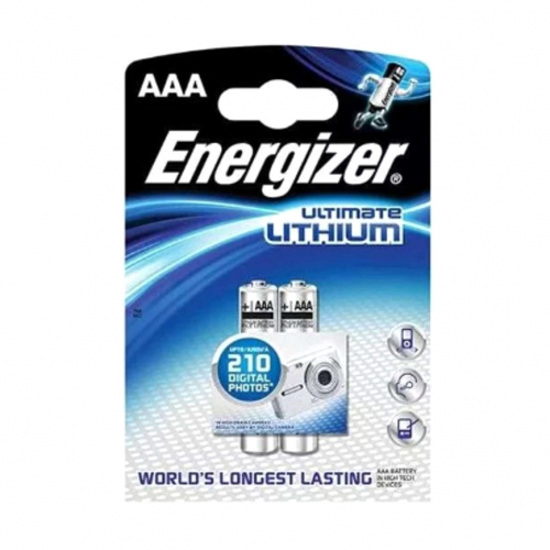 Батарейки литиевые Energizer Ultimate Lithium AAA, 2 шт