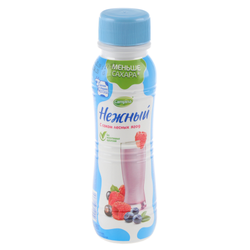 Йогурт Campina Нежный Лесные ягоды 0,1% 285 г