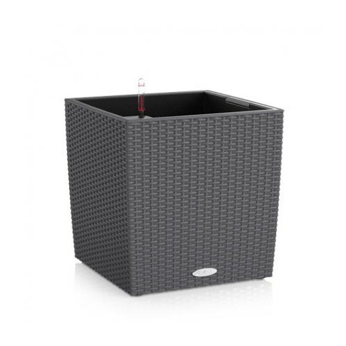 Кашпо с автополивом 40 см Lechuza Trend Cube (15382)