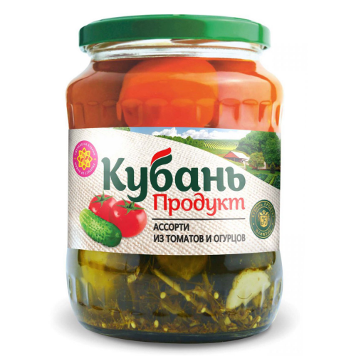 Ассорти маринованное Кубань Продукт 680 г