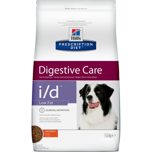 Корм для собак Hill's Prescription Digestive Care i/d Для поддержания здоровья ЖКТ Низкокалорийный 1,5 кг