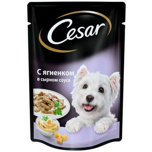 Корм для собак Cesar ягненок в сырном соусе 100 г