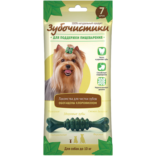 Лакомство Деревенские лакомства Зубочистики Мятные 60г