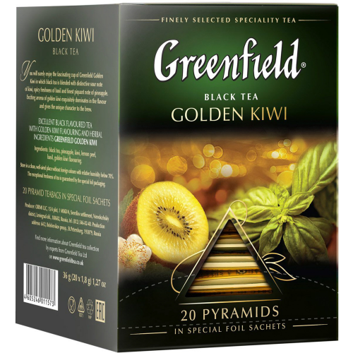 Чай черный Greenfield Golden Kiwi 20 пакетиков