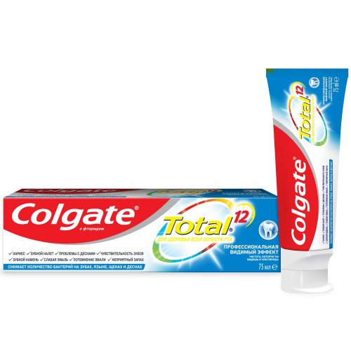 Зубная паста Colgate Total 12 Профессиональная Видимый Эффект 75 мл