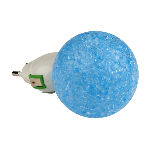 Ночник светодиодный Uniel led dtl-309 шар. Голубой