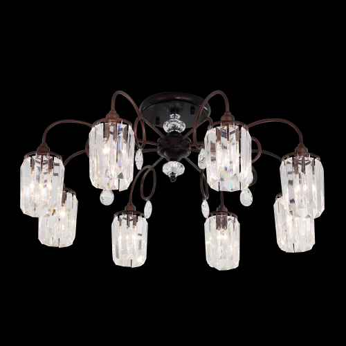 Люстра потолочная Citilux Синди коричневый CL330183