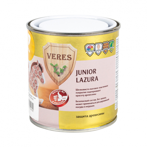 Пропитка Veres Junior Lazura черная 0,75 л