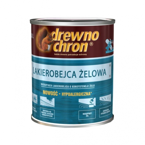 Лаковая морилка Drewnochron Тик гелевая 0,8 л
