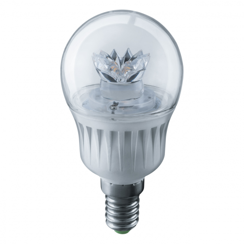 Лампа светодиодная Navigator шарик прозрачная 7Вт цоколь E14 (теплый свет)