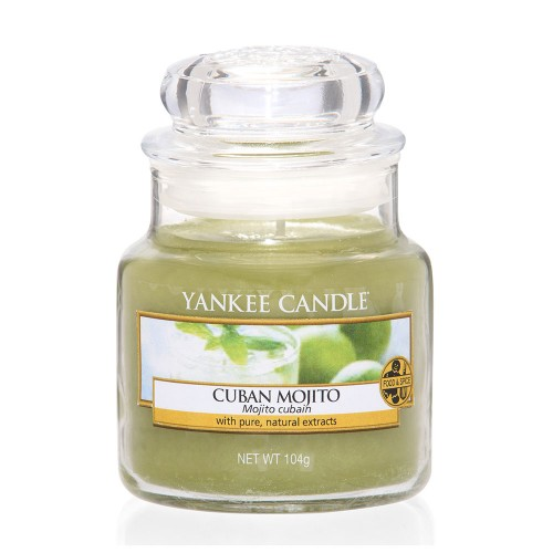 Ароматическая свеча Yankee candle маленькая Кубинское мохито 104 г