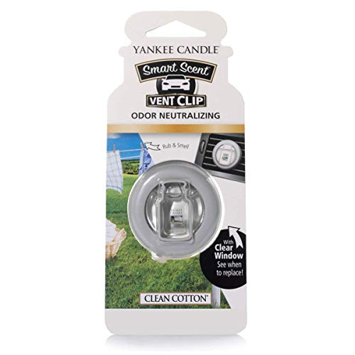 Ароматизатор для авто Yankee candle клипсы Чистый хлопок