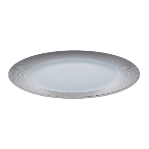 Тарелка Porcelaine du reussy linea brun sancerre 315 мм декор