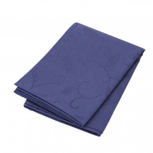 Скатерть жаккард синяя 140x140 Gemitex ramage 501400