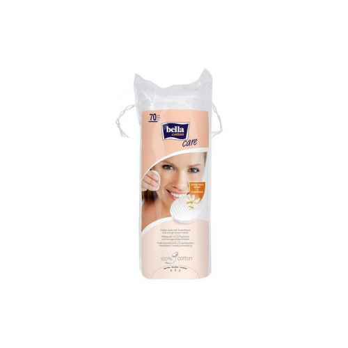 Ватные диски Bella Cotton Care с Д-пантенолом 70 шт