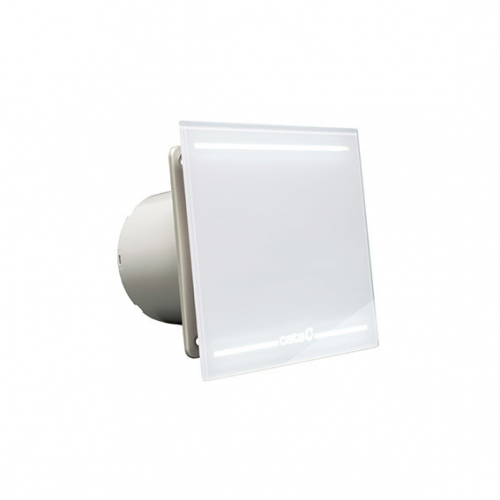 Вентилятор e-100 glt light. Стекло. Свет CATA